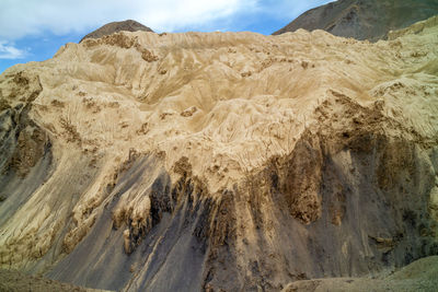 Lamayuru moonland - picturesque lifeless mountain landscape on a section of the leh-kargil route