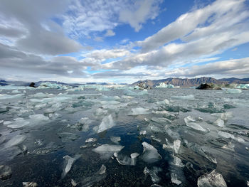 Jökulsárlón glacier lake in iceland