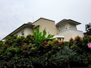 Low angle view of building against sky