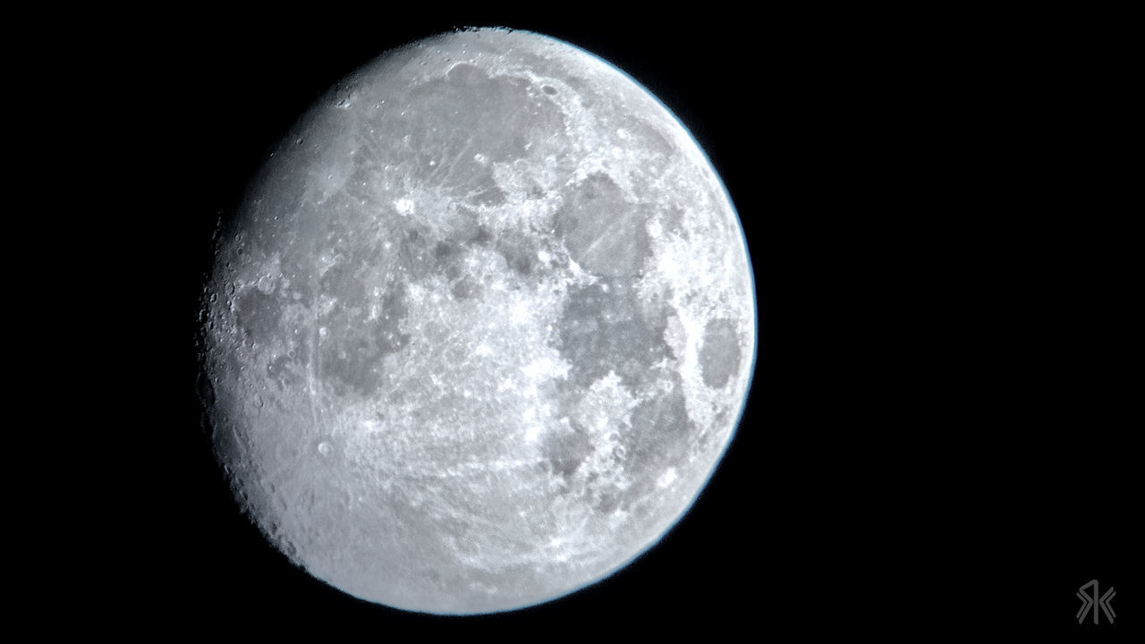 CLOSE-UP OF MOON AGAINST SKY