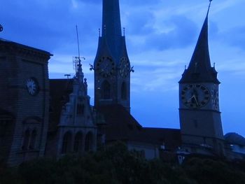 Low angle view of church against sky