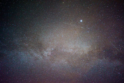 Scenic view of star field at night