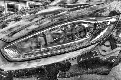 Full frame shot of motorcycle