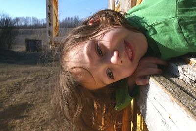 Portrait of smiling girl