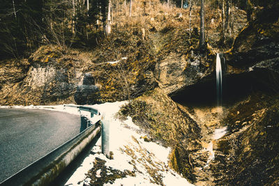 Close-up of swimming pool against sky