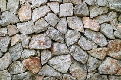 Full frame shot of stone wall