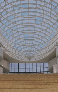 Low angle view of ceiling of building