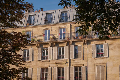 Low angle view of old building