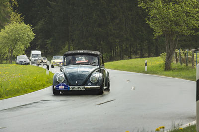 Car on road