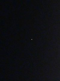 Low angle view of moon in sky