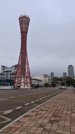 Tower against sky in city