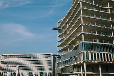 Low angle view of building against sky