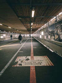 People at subway station