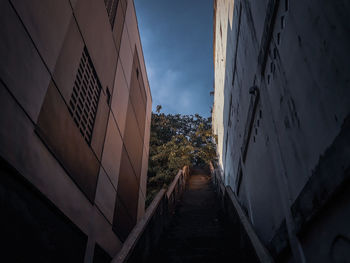 Low angle view of buildings against sky