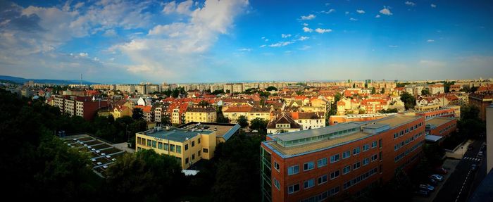 Aerial view of cityscape