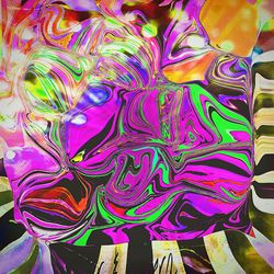 Close-up of multi colored fabric