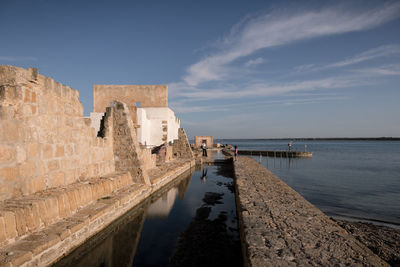 Panoramic view of sea against sky