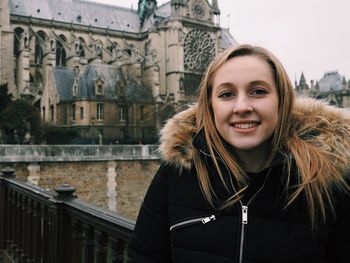 Portrait of young woman