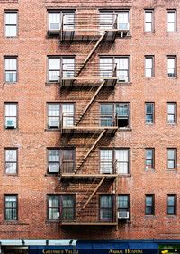 Low angle view of building in city