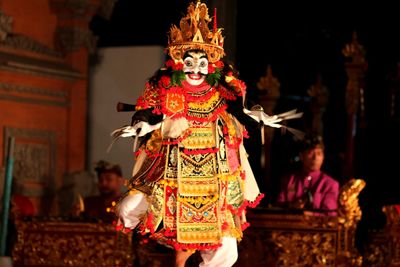 Tranched legong dance, bali indonesia