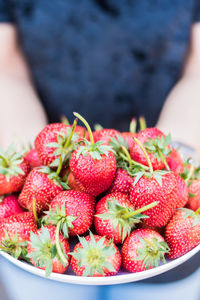 Close-up of strawberries