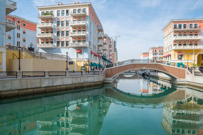 Qanat quartier at the pearl in doha, qatar