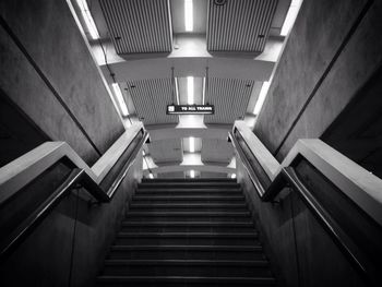 Low angle view of staircase