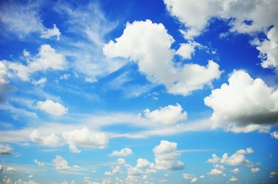 Low angle view of cloudy sky