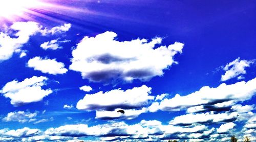 Low angle view of clouds in sky