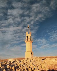 Lonely minaret.