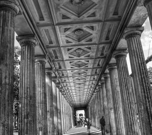 Interior of colonnade