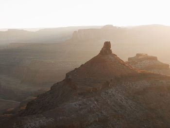 Rock formations against sky