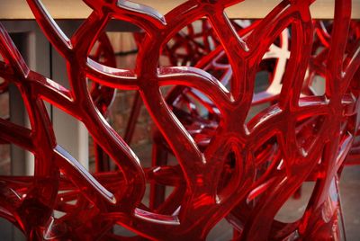 Full frame shot of red background