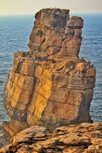 Rock formations on sea shore