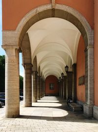 Corridor of building