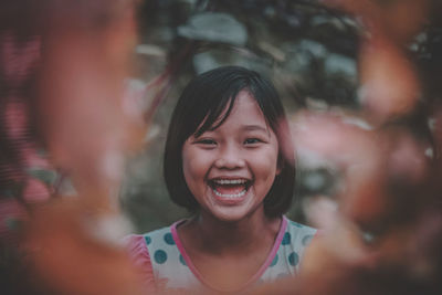 Portrait of a smiling young woman