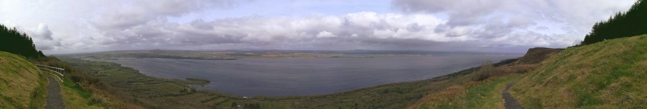 Panoramic view of landscape against sky