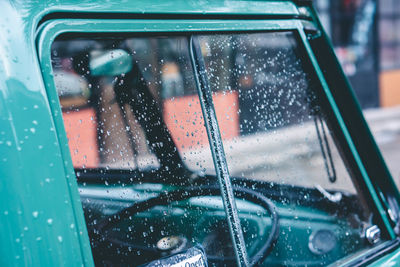 Raindrops on glass window