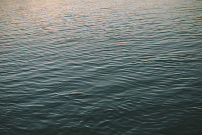 Full frame shot of rippled lake