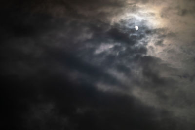 Low angle view of clouds in sky