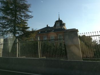 Low angle view of historic building against sky