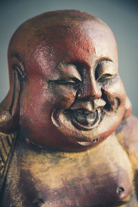 Close-up of statue of buddha