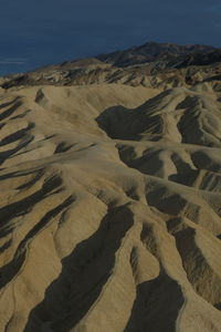 Aerial view of desert