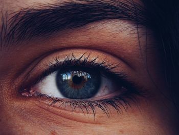 Cropped image of woman eye