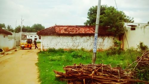 Houses in village