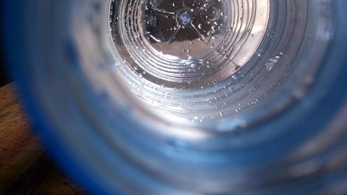 Close-up of blue water pipe