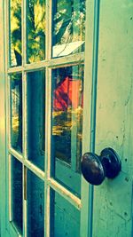 View of closed window