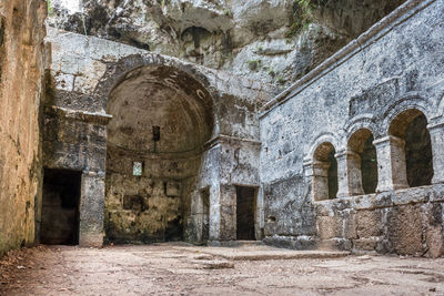 Old ruins of building