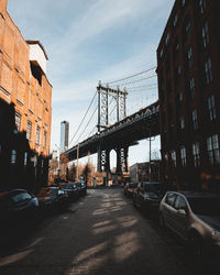 View of suspension bridge - dumbo