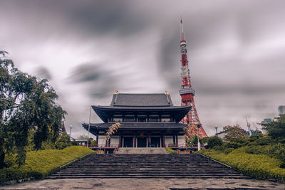 Built structure with trees in background